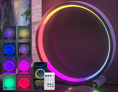 RGB Circle Of Light Creative Lamp