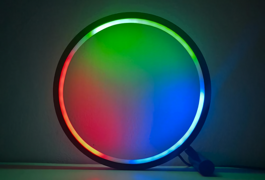 RGB Circle Of Light Creative Lamp