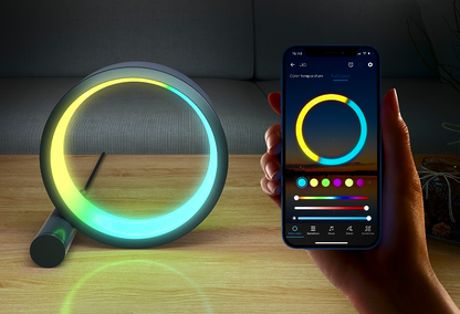 RGB Circle Of Light Creative Lamp