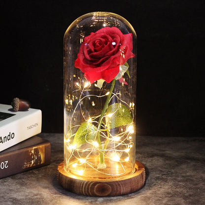 Glass Bubble Enchanted Rose