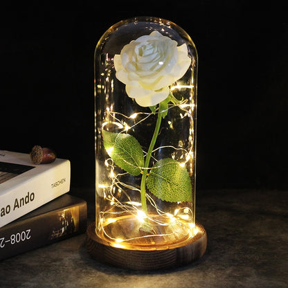 Glass Bubble Enchanted Rose