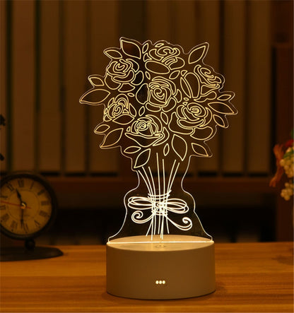 3D Decorative LED Lamp 27 Styles