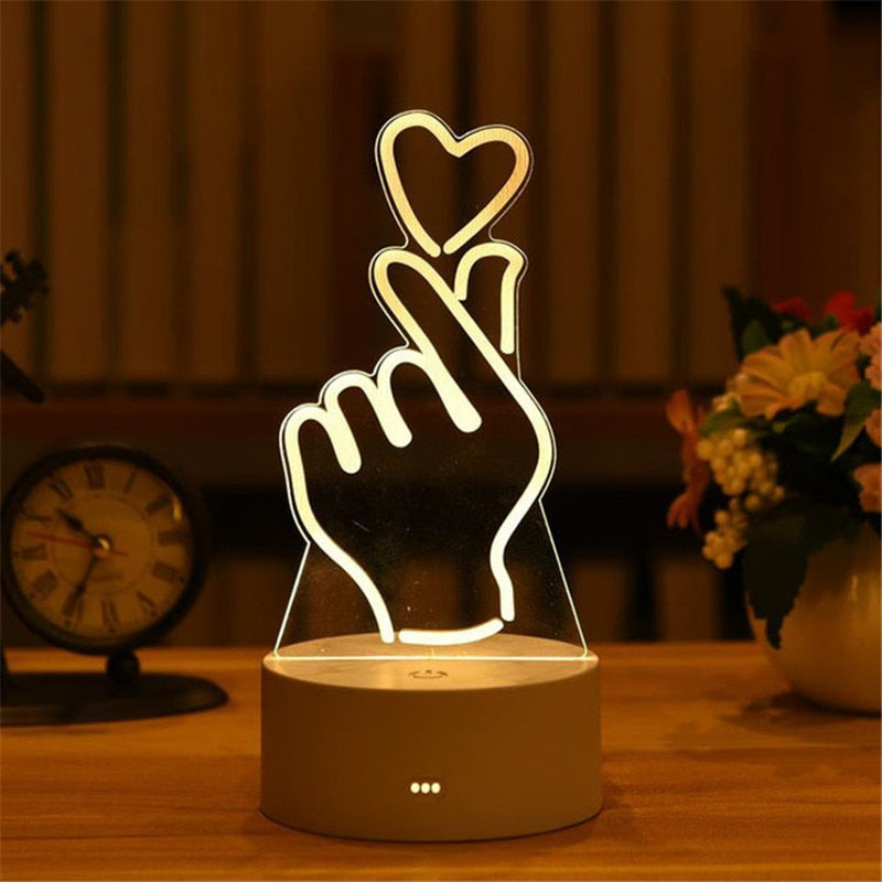 3D Decorative LED Lamp 27 Styles