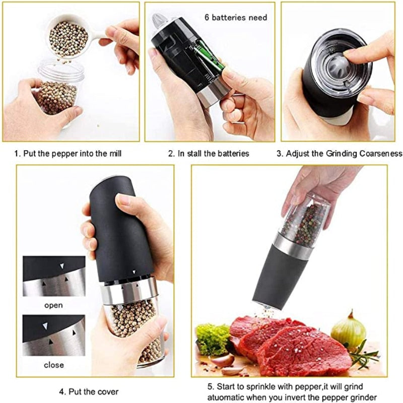 Electric Salt & Pepper Mill