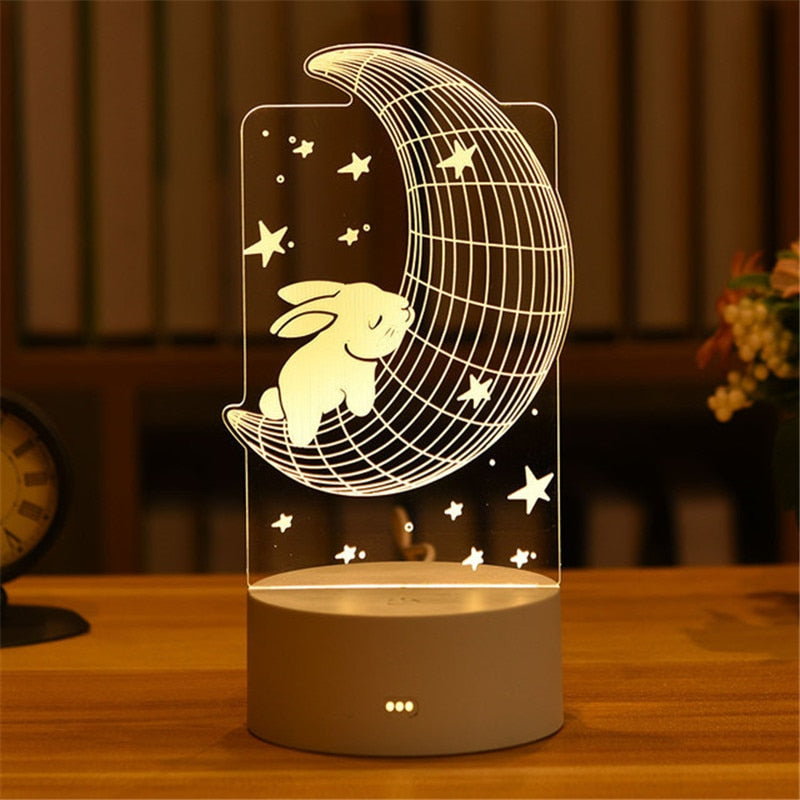 3D Decorative LED Lamp 27 Styles