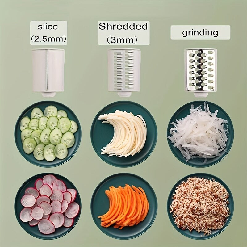 Rotary Multifunctional Vegetable Slicer