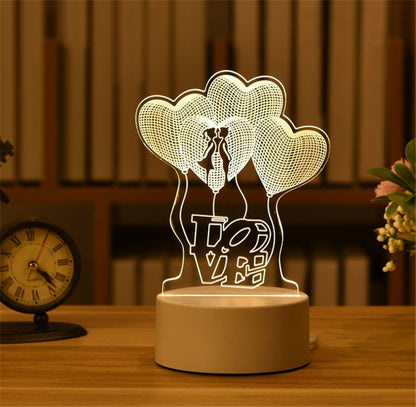 3D Decorative LED Lamp 27 Styles