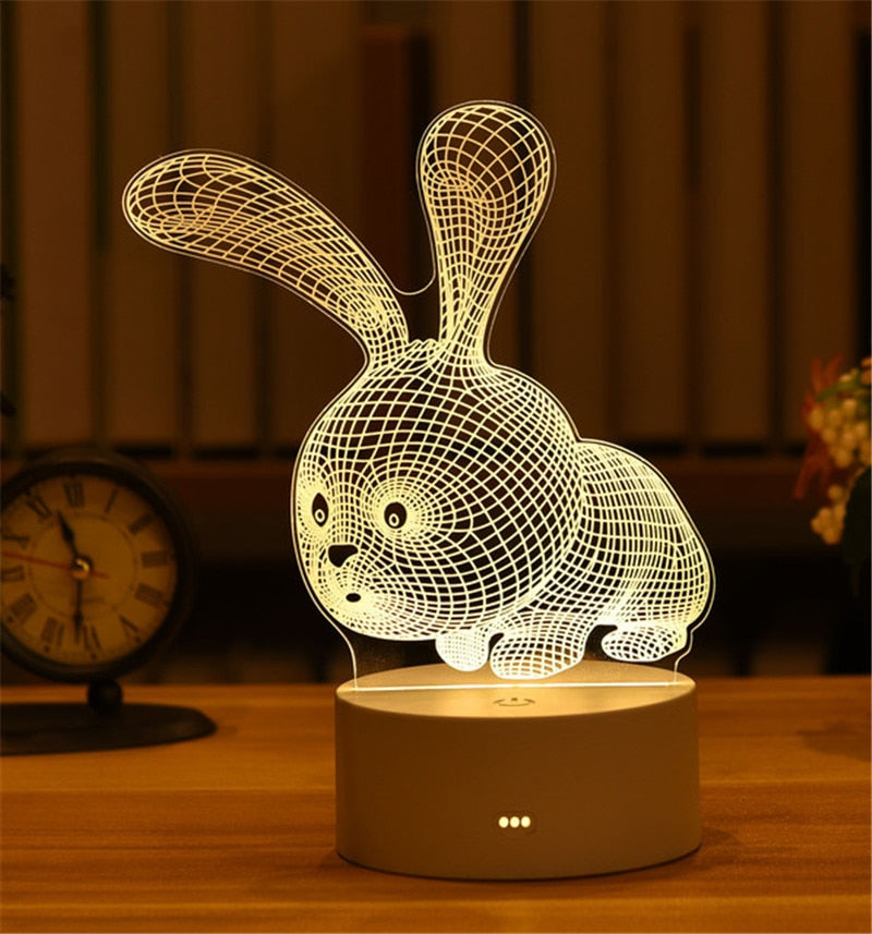 3D Decorative LED Lamp 27 Styles