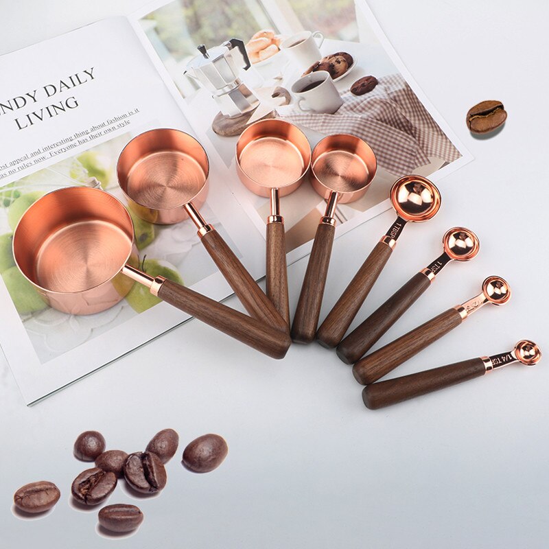 Copper Measuring Cups & Spoons