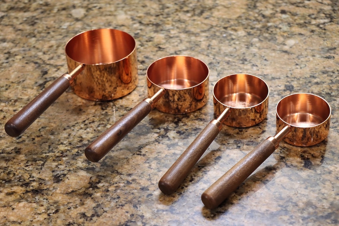 Copper Measuring Cups & Spoons