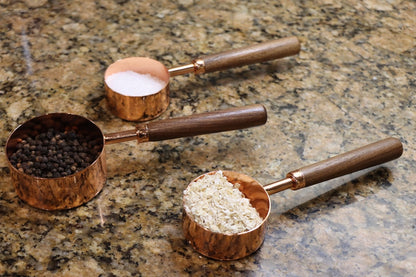 Copper Measuring Cups & Spoons