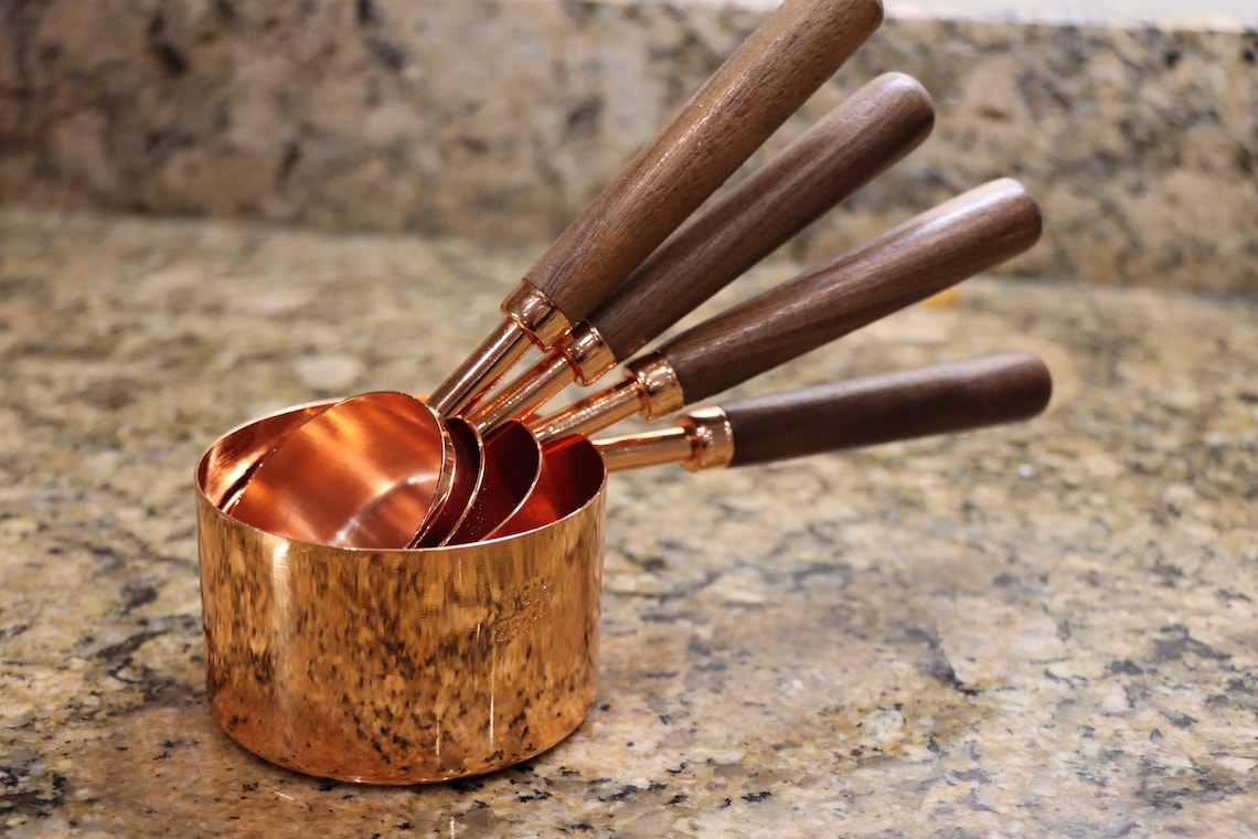 Copper Measuring Cups & Spoons