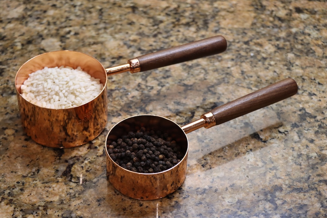 Copper Measuring Cups & Spoons