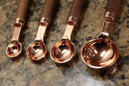 Copper Measuring Cups & Spoons