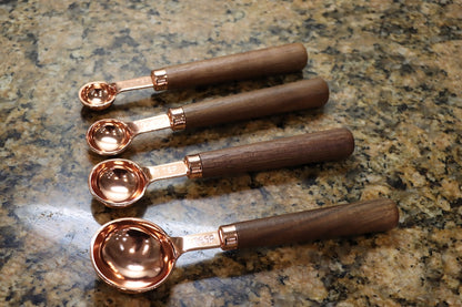 Copper Measuring Cups & Spoons