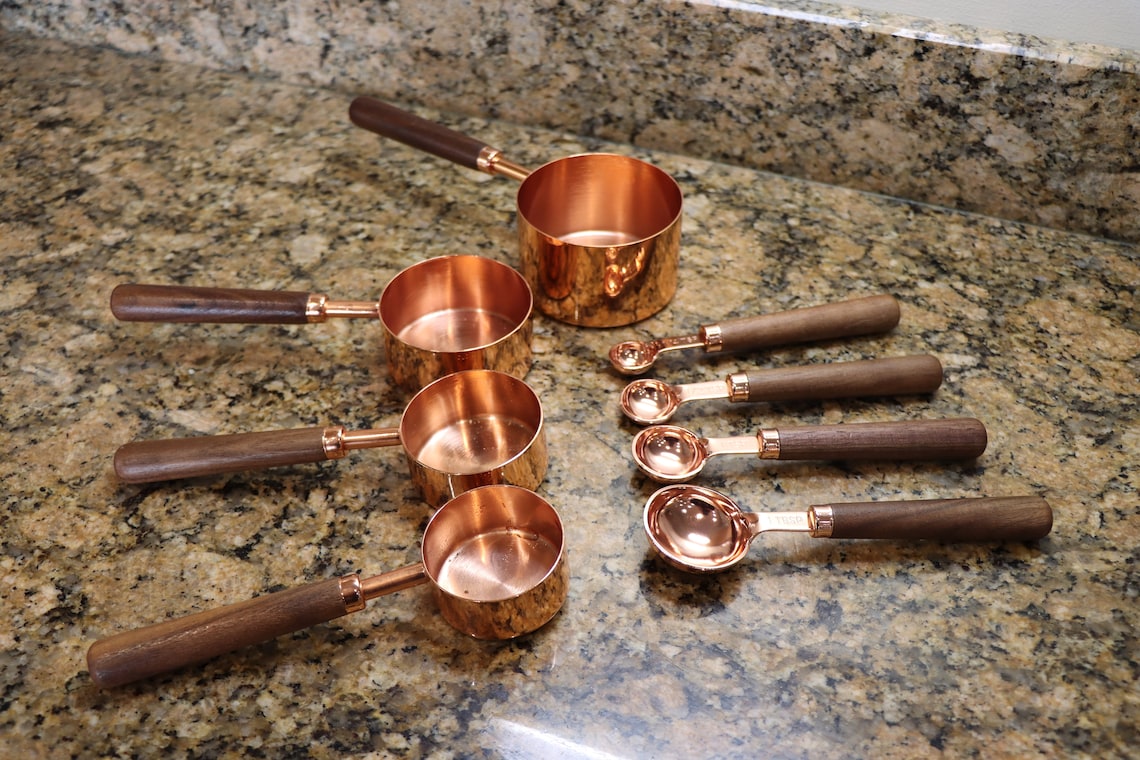 Copper Measuring Cups & Spoons